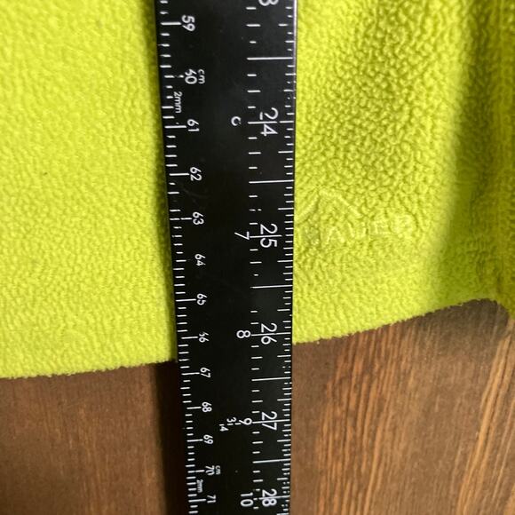 Eddie Bauer Womens Sweater Lime Blue Pullover Fleece 1/4 Zip Long Sleeve XL - Picture 9 of 12